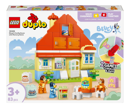 Klocki LEGO® LEGO DUPLO 10459 Dom rodzinny Blue z grą pamięciową